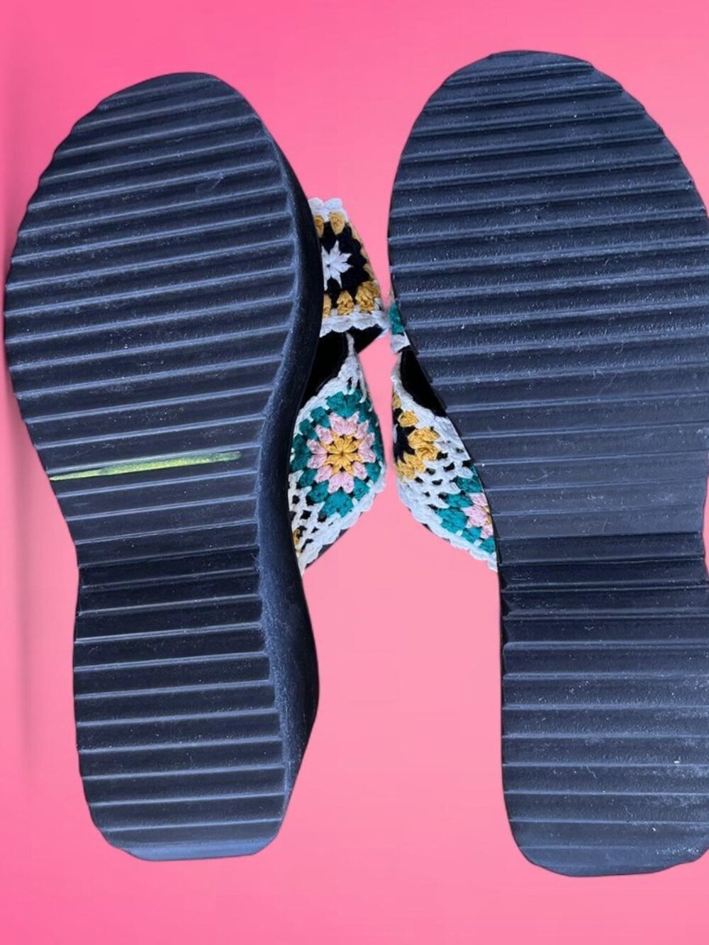 ASOS Design crochet platform sandals - Picture 6 of 7
